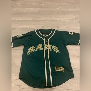 CSU Colorado State University vintage baseball football Jersey stitched *RARE*